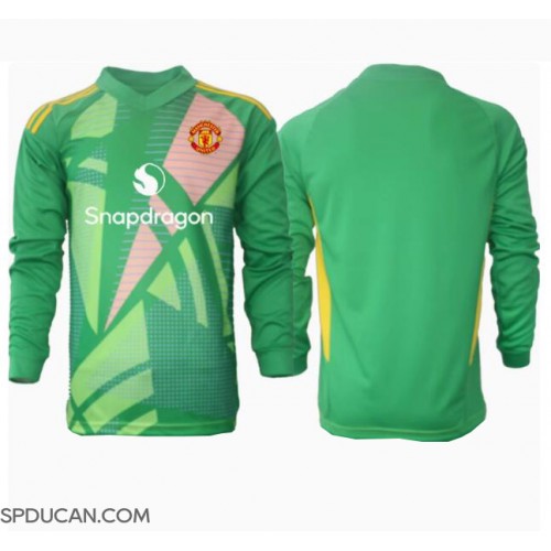Muški Nogometni Dres Manchester United Golmanski Rezervni 2024-25 Dugi Rukav
